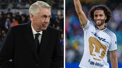 Carlo Ancelotti llega a México para llevar a ¿Cesar 'Chino' Huerta al Real Madrid?