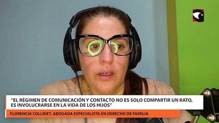 “El régimen de comunicación y contacto no es solo compartir un rato, es involucrarse en la vida de los hijos”
