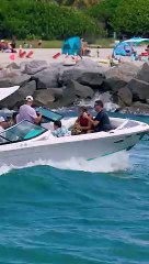 BOAT SINKING! FAMILY GOES INTO PANIC! #shorts