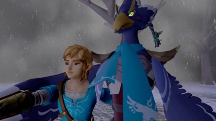 DigitalShow - SFM Zelda BOTW: Une nuit au Mont Hébra avec Link, Revali et Teba