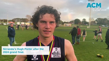 WDFNL grand final: Nirranda’s Hugh Porter