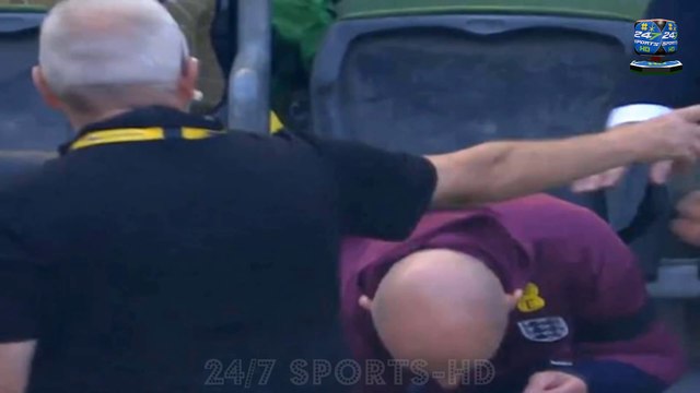 Lee Carsley awkwardly takes a seat in the wrong dugout in first blunder as England interim manager ahead of Nations League clash with Republic of Ireland