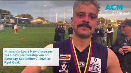 Nirranda's Louis Kew Reflects on 2024 WDFNL Grand Final 🏆