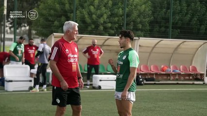 Liberia-Algérie : Dernier entrainement des Verts au CTN