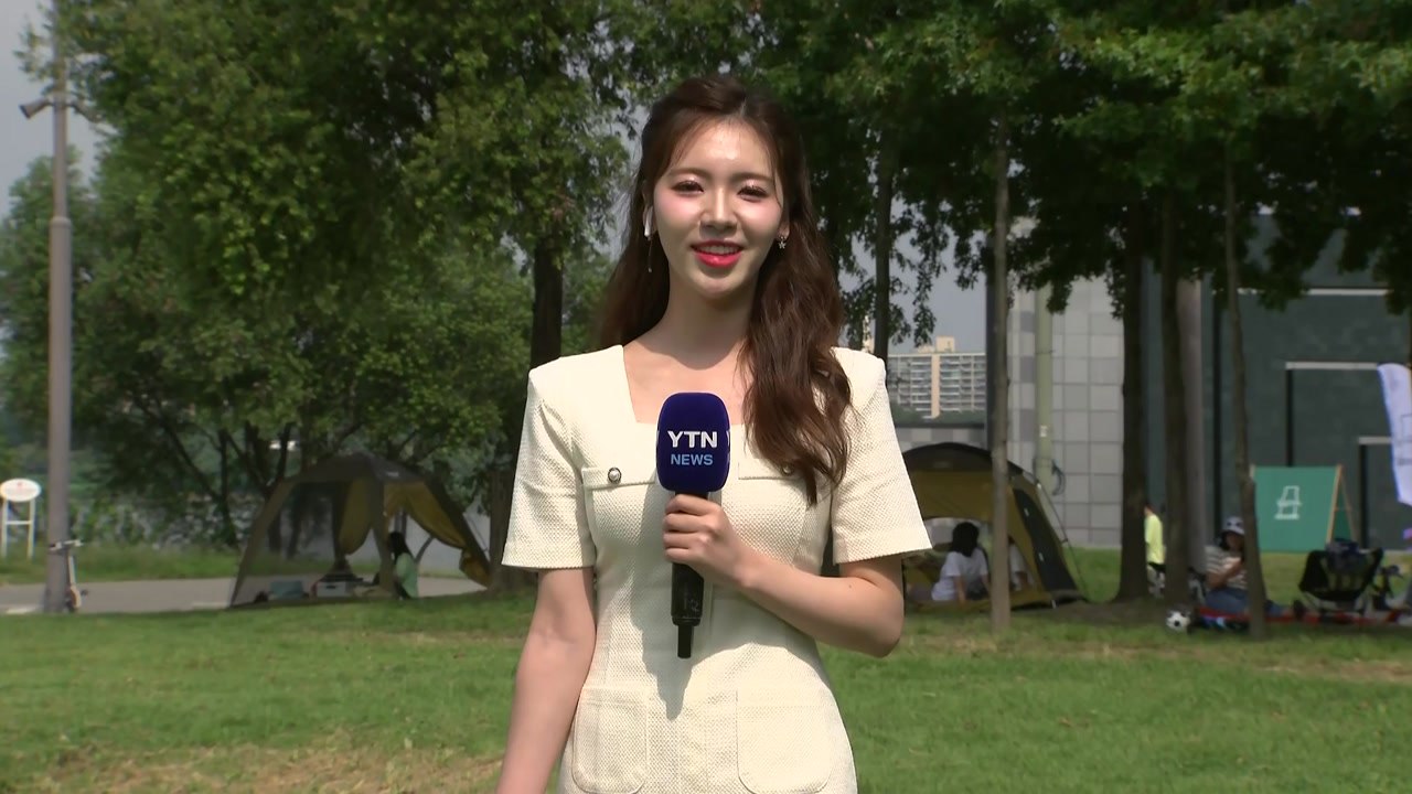 [날씨] 덥지만, 파란 하늘...도심 공원 나들이 좋아요 / YTN