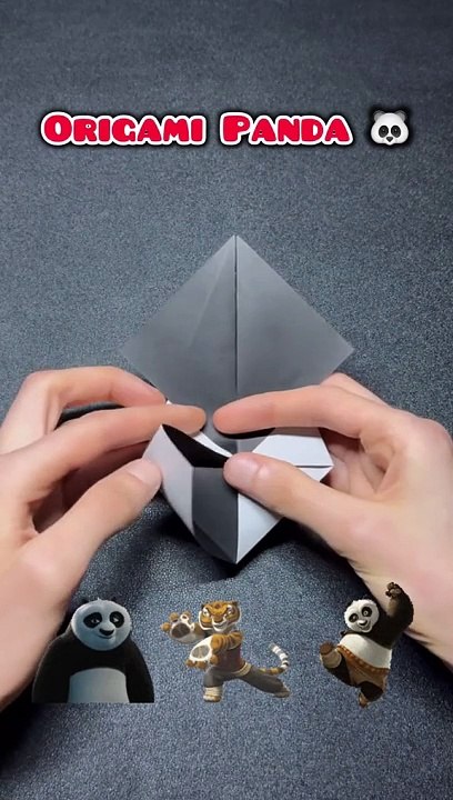 Make panda origami