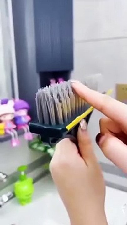 【Bán sỉ】Chổi Chà Sàn Nhà Tắm - Chổi Cọ Sàn Đầu Gạt Nước Đầu Xoay 120 Độ_1