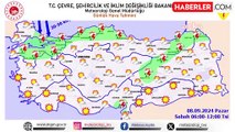 Bugün Türkiye genelinde hava durumu