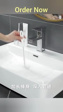 Pipe Dredging Brush Long Clean Kitchen & Bathroom