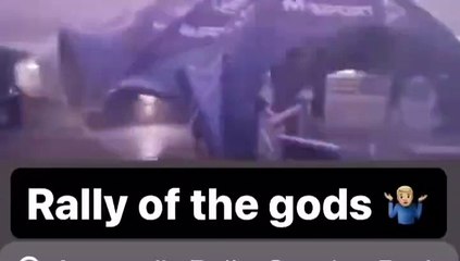 WRC 2024 Greece: Thunderstorm Service Park Highlights ☔