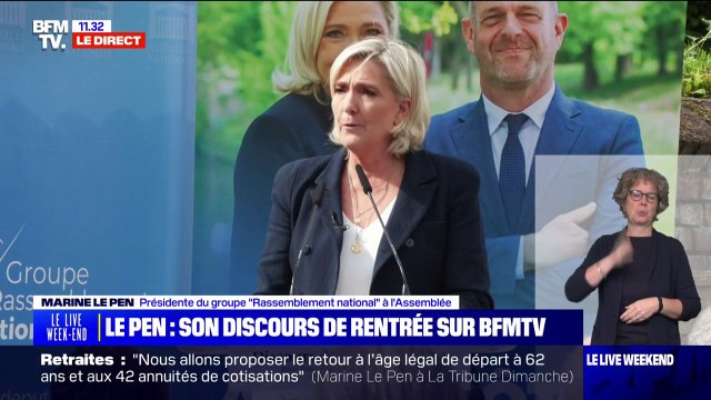 Marine Le Pen se réjouit du brillant succès des Jeux olympiques