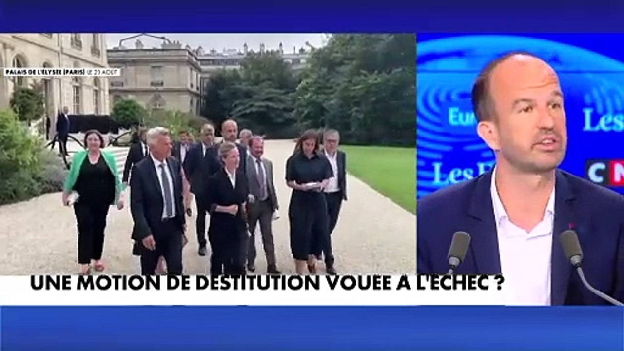 "Nous allons faire avancer la procédure de destitution du président de la république" promet Manuel Bompard