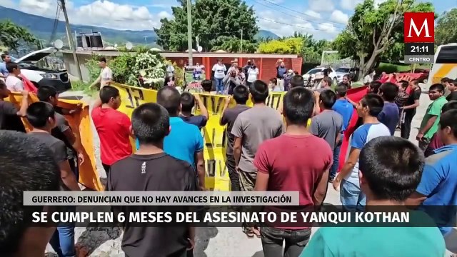Van seis meses sin avances en el caso de Yanqui Kothan, denuncian normalistas de Ayotzinapa