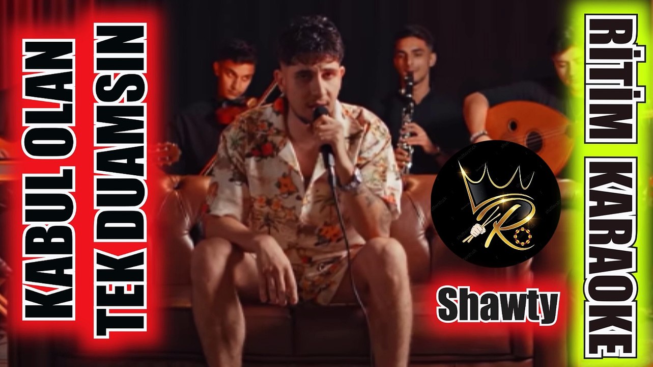 Kabul Olan Tek Duamsın (Akustik) - Shawty ✩ Ritim Karaoke (Kürdi Minör 4/4 Balad Slow Beste Shawty)