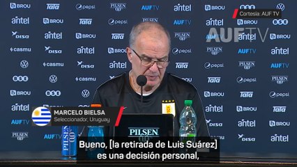 Bielsa, sobre Luis Suárez: "Va a quedar impreso en la historia del fútbol"