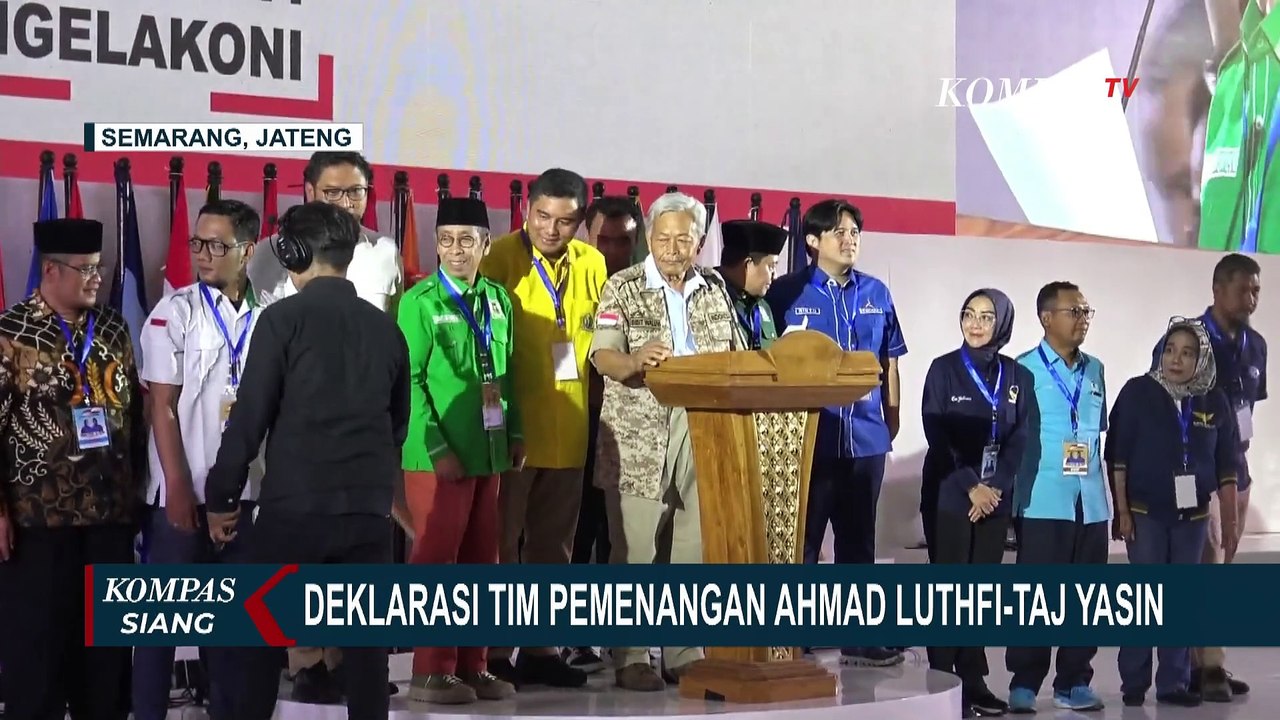 Bibit Waluyo Pimpin Pengukuhan 200 Orang Tim Pemenangan Ahmad Luthfi-Taj Yasin di Pilgub Jateng