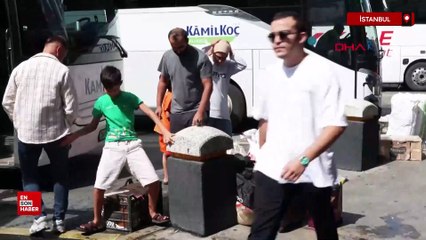 İstanbul Otogarı’nda okul öncesi dönüş yoğunluğu