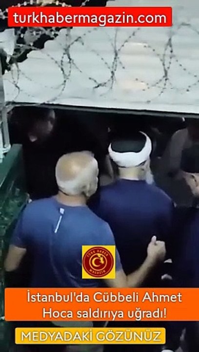 İstanbul’da Cübbeli Ahmet Hoca saldırıya uğradı!