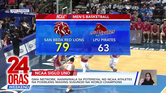 GMA Network, naniniwala sa potensyal ng NCAA athletes na posibleng maging susunod na world champions | 24 Oras Weekend