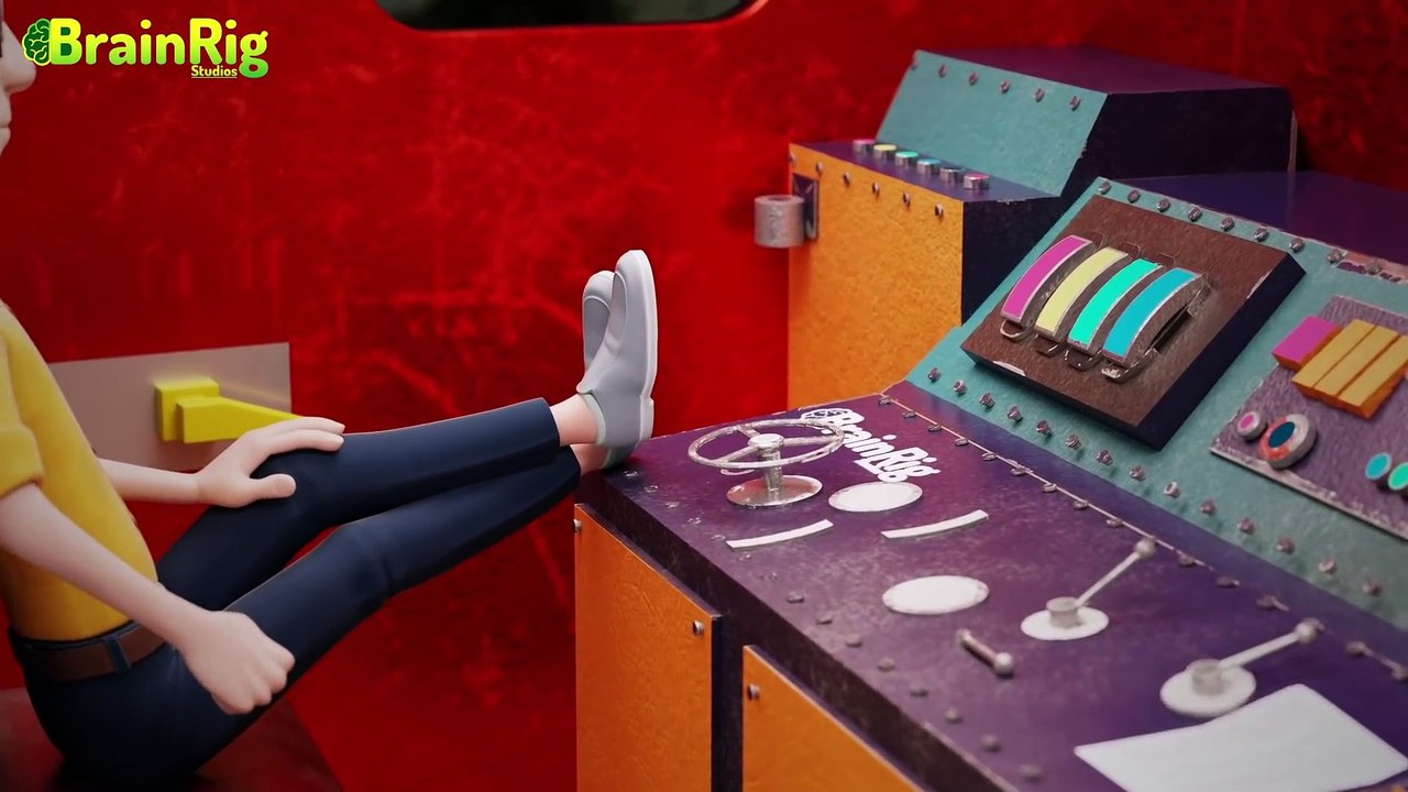 How railway train changes tracks (3D animation)