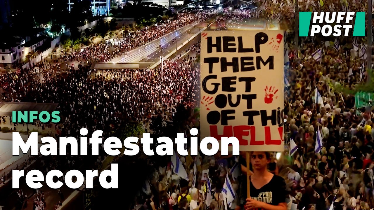 En Israël, nombre record de manifestants pour obtenir la libération des otages