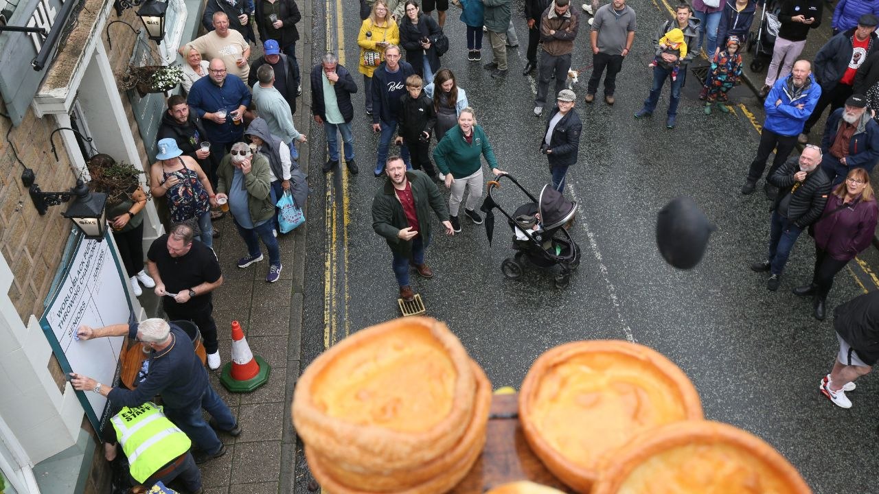 Rivals battle to knock Yorkshire Puddings off plinth - using black pudding