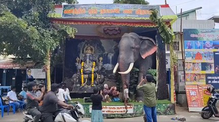 VIDEO: गणेश चतुर्थी: चेन्नई पुलिस ने 1500 से अधिक गणेश प्रतिमाओं की अनुमति दी