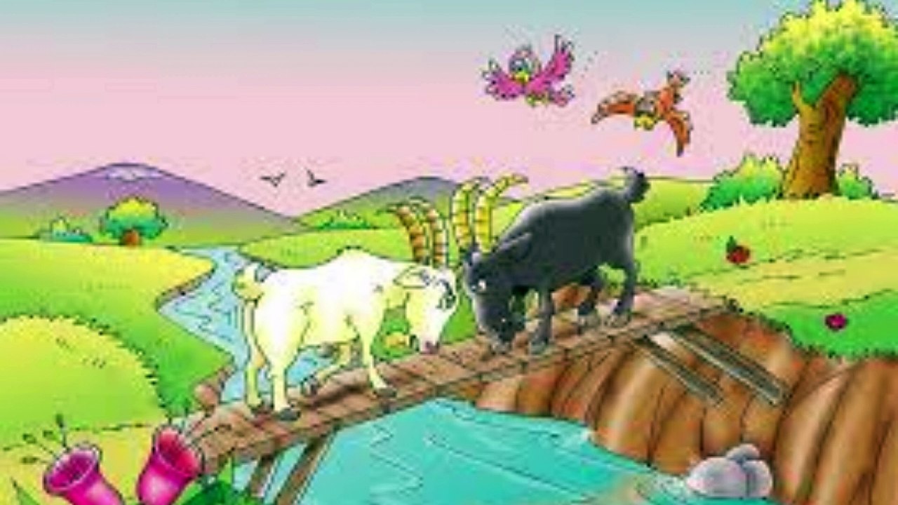 दो मूर्ख बकरी की कहानी | Moral Story of Two Foolish Goats in Hindi | शिक्षाप्रद कहानी
