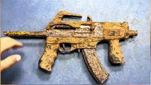 Gun restoration MP5 gun restoration MP5 pistol restoration gun restoration.
