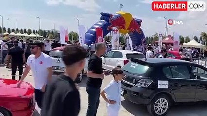 Konya'da Slalom Yarışı ve Drift Gösterisi