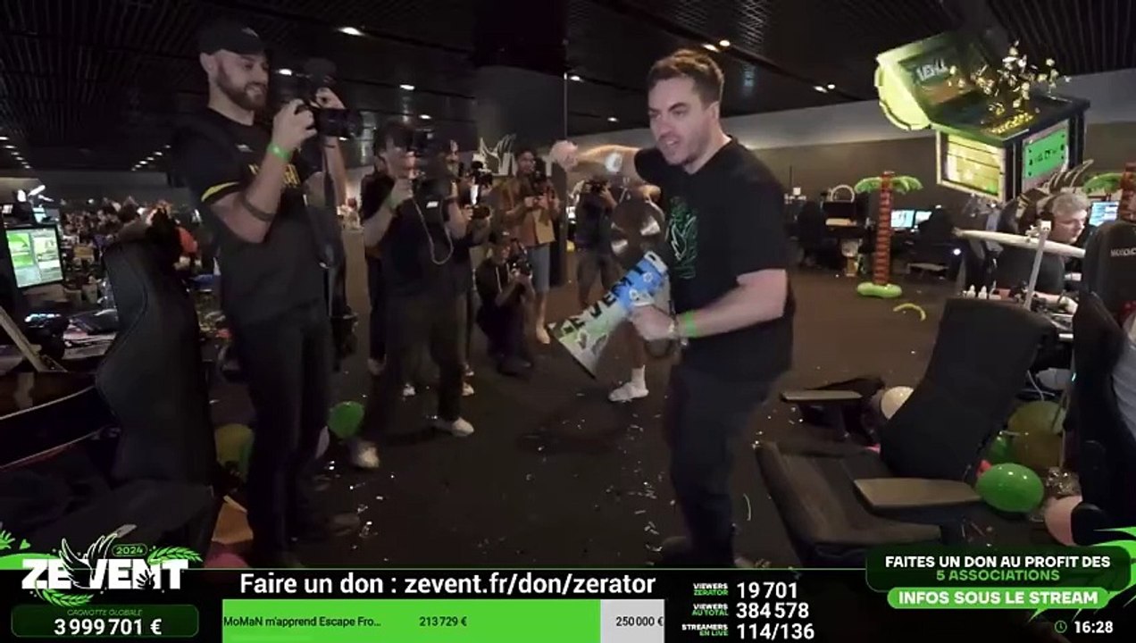 Le ZEVENT 2024 récolter plus de 10 millions d'euros de dons pour le Secours Populaire