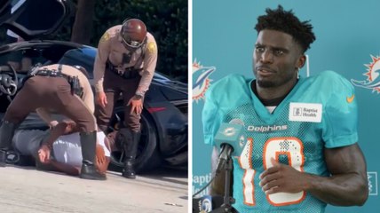 Tyreek Hill es arrestado previo al juego debut de Miami Dolphins