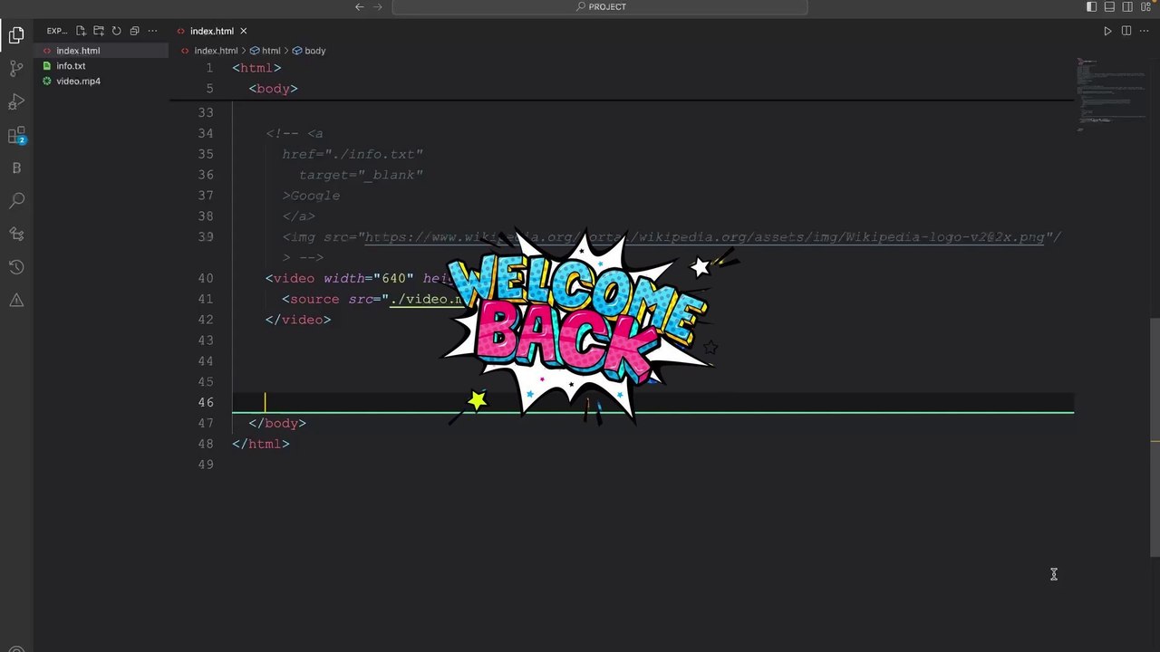 Lecture No:- 5 Mastering HTML: Complete Guide to the HTML Video Tag #html #coding #learnreact