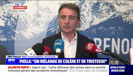 Agent municipal tué par balle à Grenoble: "Cette diffusion des armes dans la société française génère des accidents dramatiques comme celui-là", affirme le maire écologiste Éric Piolle