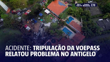 Tripulação do avião da Voepass relatou problema no sistema antigelo antes de acidente