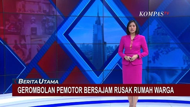 Terekam CCTV, Begini Aksi Gerombolan Pemotor Bawa Senjata Tajam Rusak Rumah Warga di Klaten Jateng