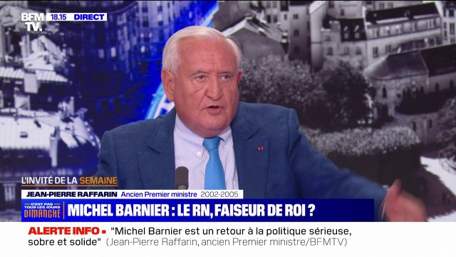Jean-Pierre Raffarin: Je pense que Michel Barnier a les capacités pour tenir