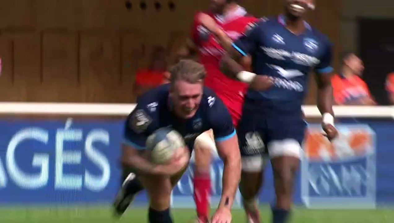 TOP 14 - Essai de Stuart HOGG (MHR) - Montpellier Hérault Rugby – LOU Rugby