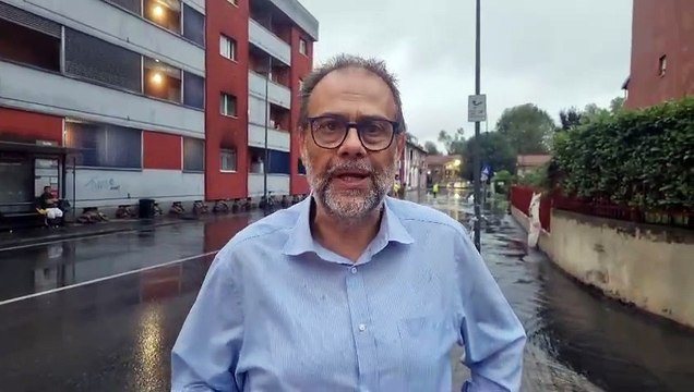 Allagamenti nel quartiere milanese di Ponte Lambro, l'assessore Granelli: Acqua vicina agli argini