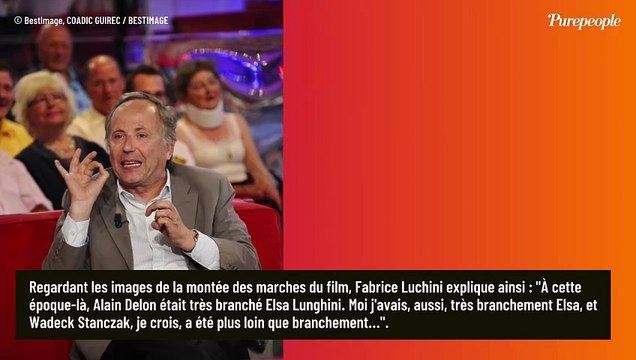 Fabrice Luchini et Alain Delon ont tenté de séduire la même femme, une chanteuse qui a des dizaines d'années de moins qu'eux