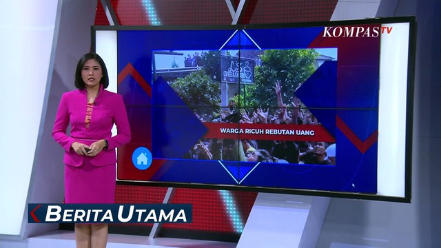 Pengusaha Batik Pekalongan Bagi-Bagi Uang, Warga Ricuh: Saling Dorong hingga Lempar Batu