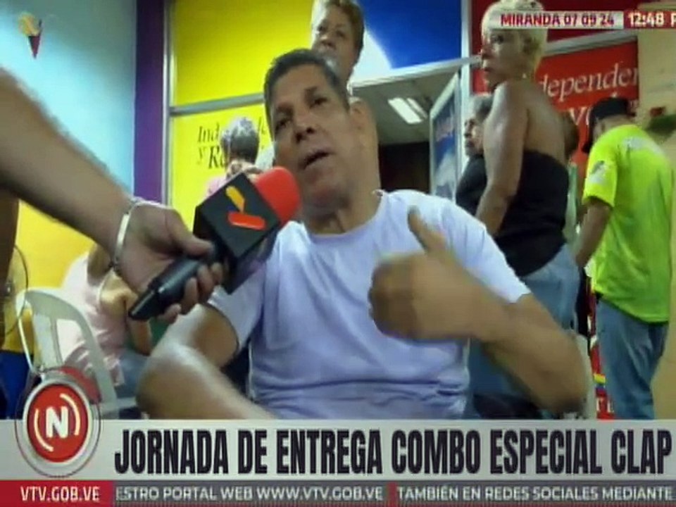 Miranda | Más de 300 adultos mayores fueron beneficiados con la entregas de combos alimenticios