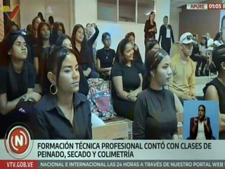 Apure | Inces gradúa estudiantes que culminaron formación técnica profesional en peluquería