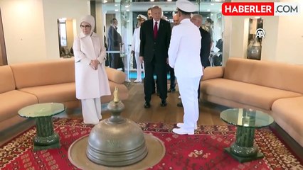 Cumhurbaşkanı Erdoğan, Savarona Yatını İnceledi