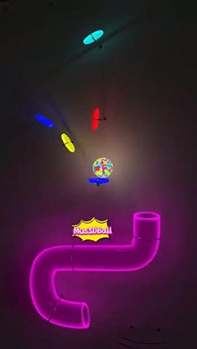Melody Drop- 3D Animation with Music & Falling Ball
