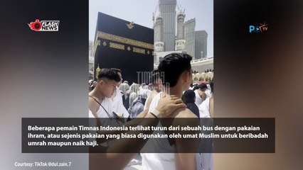 Pemain Timnas dan Ragnar Oratmangoen Lakukan Umroh Sebelum Duel Lawan Arab Saudi