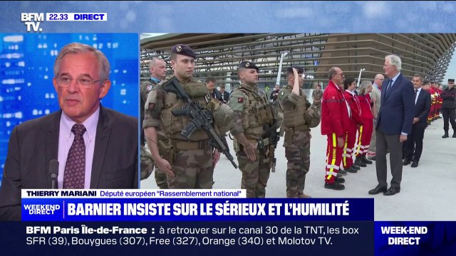 Thierry Mariani (RN), au sujet de Michel Barnier: Ce n'est pas quelqu'un qui va faire le show