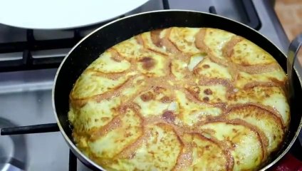 مطبخ ام وليد   معندكش الوقت و حبيتي وصفة غير في المقلة ، اومليت بطاطا محشية بنينة تحفة .