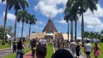 Celebran a la Virgen de la Caridad en la Ermita de la Caridad, Miami