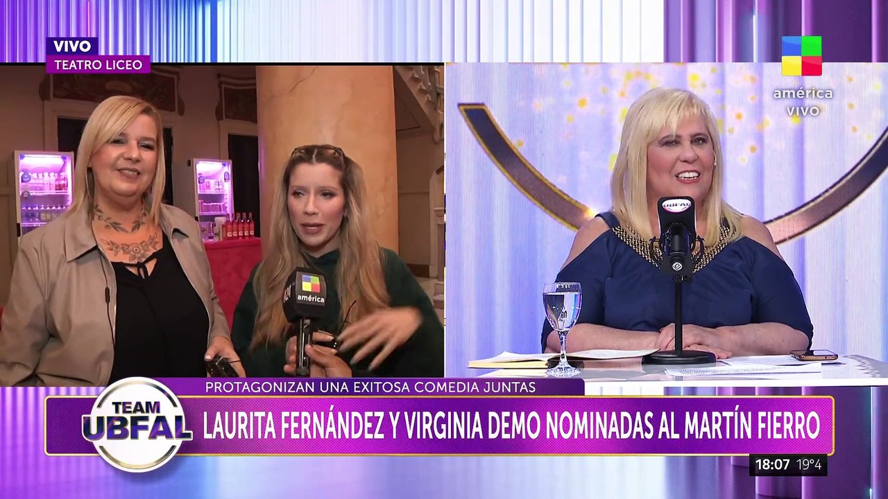 ⭐️LAURITA FERNÁNDEZ Y VIRGINIA DEMO NOMINADAS AL MARTÍN FIERRO